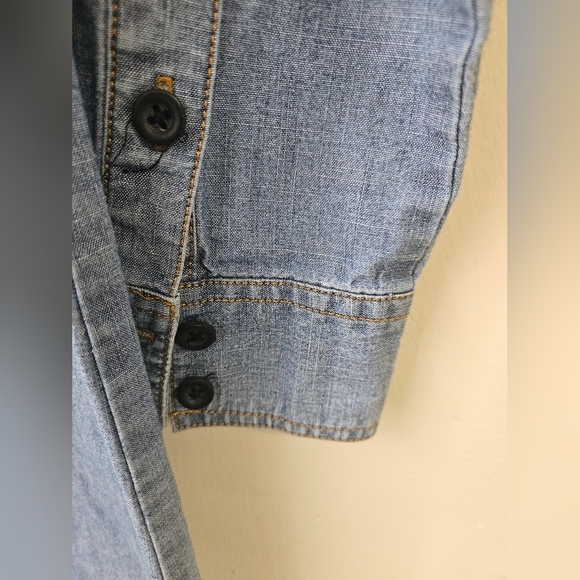 J.Crew,Blue Denim Button-Up Dress - Picture 5 of 6